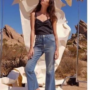 AMO High Rise Kick Jeans